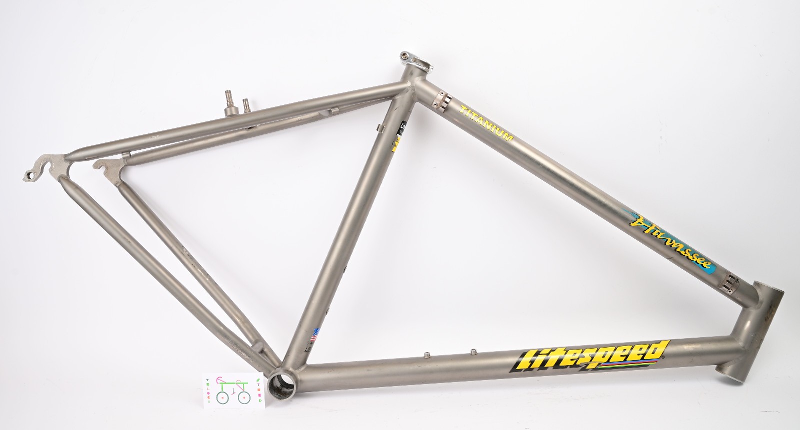 Vintage Litespeed Hiwassee 26” Titanium Frame MTB Bike 19\