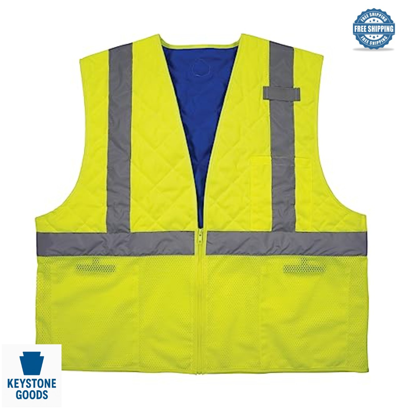 Cooling Safety Vest Hi Vis Reflective Type R Class 2 Lightweight Cooling Vest