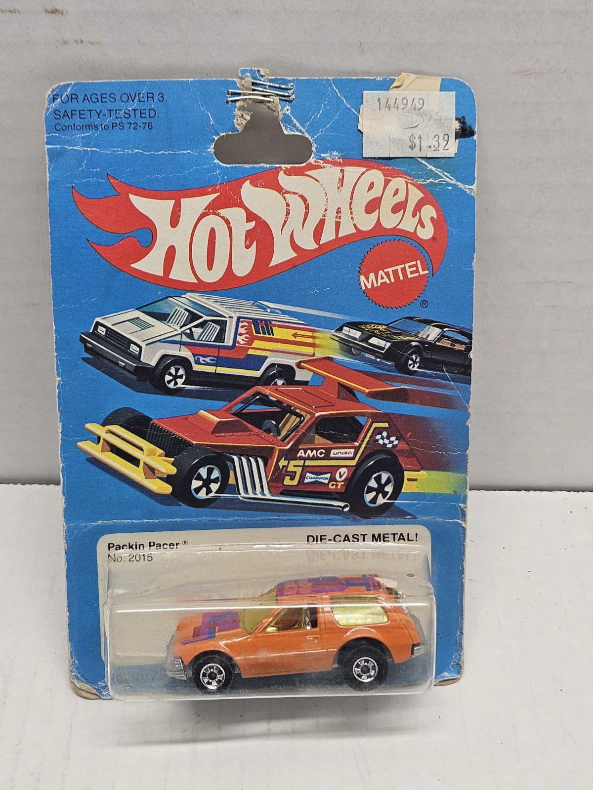 Vintage 1979 Hot Wheels Packin Pacer Orange #2015