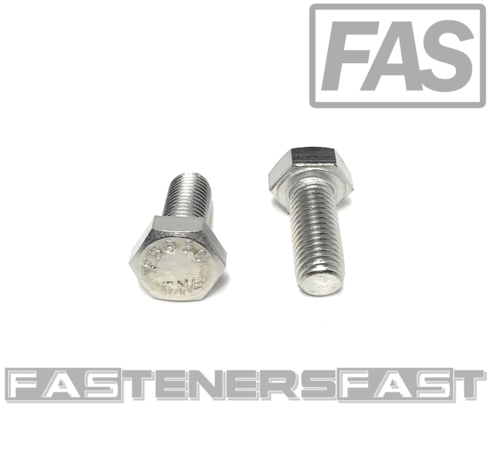(25) 5/16-24x3/4 Stainless Steel Hex Cap Screws FT Hex Bolts (UNF) FINE THREAD