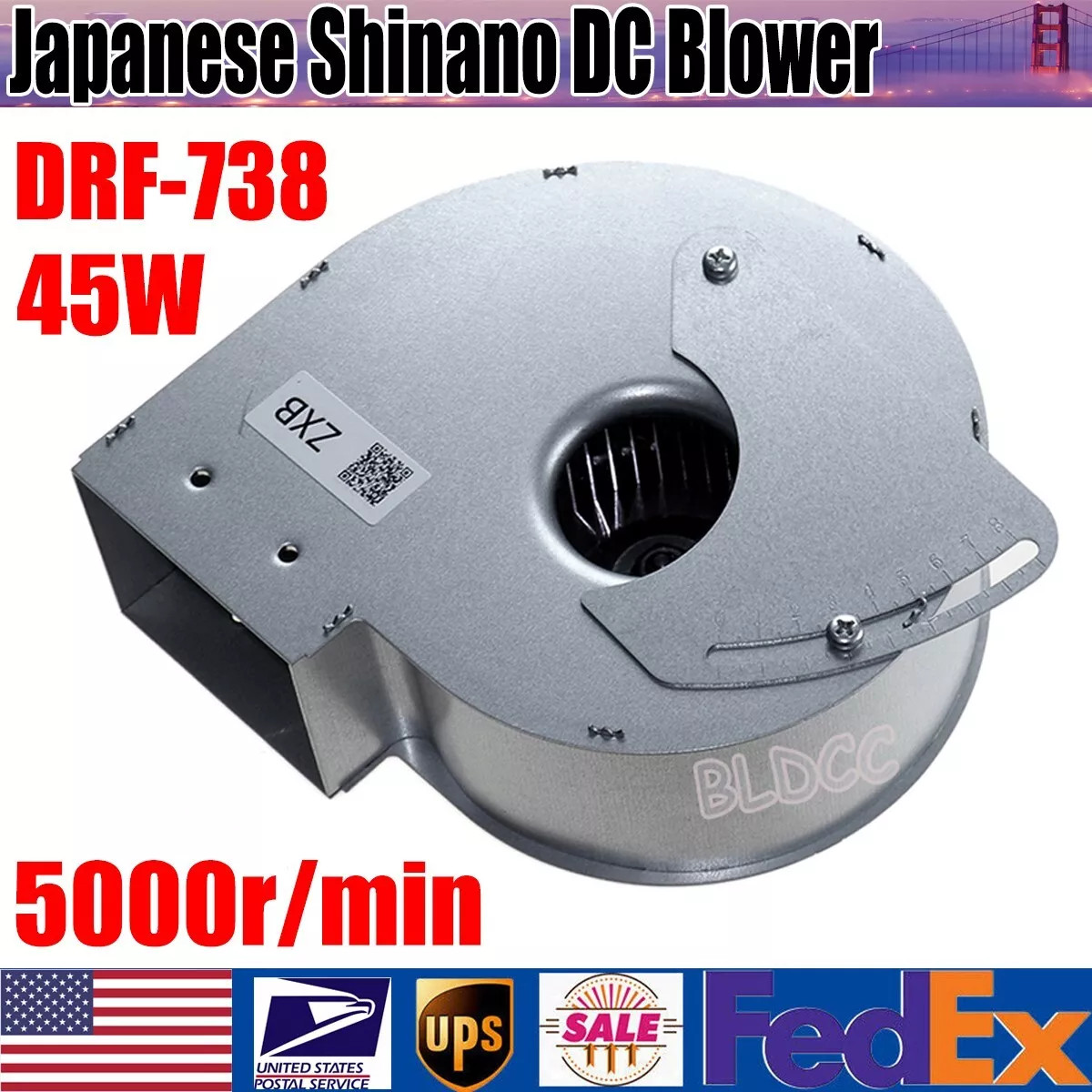 DC 24V 36V Brushless Centrifugal Fan 5000r/min High-end Gas Water Heater Blower