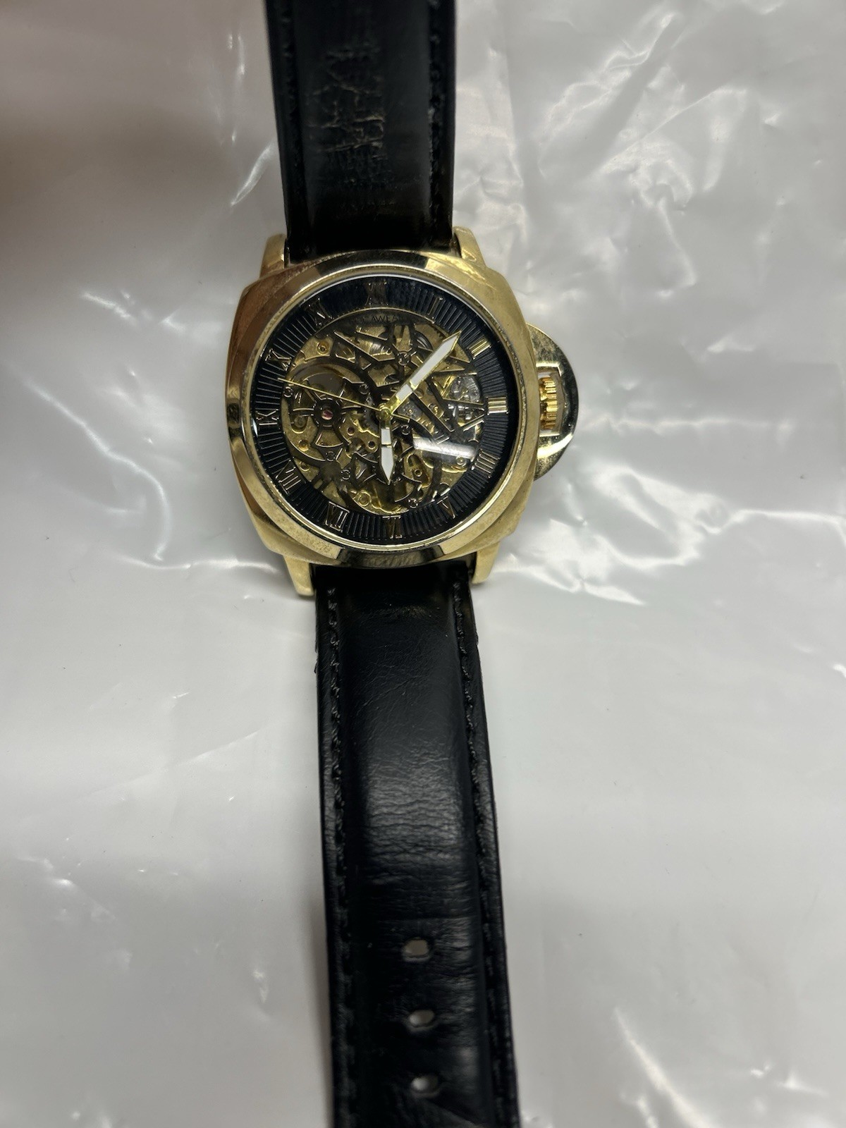 Rocawear RM7641 Automatic Watch Skeleton Rare Unique Men\'s Rocawear RM7641 Automatic Watch Skeleton Rare Unique Men\'s