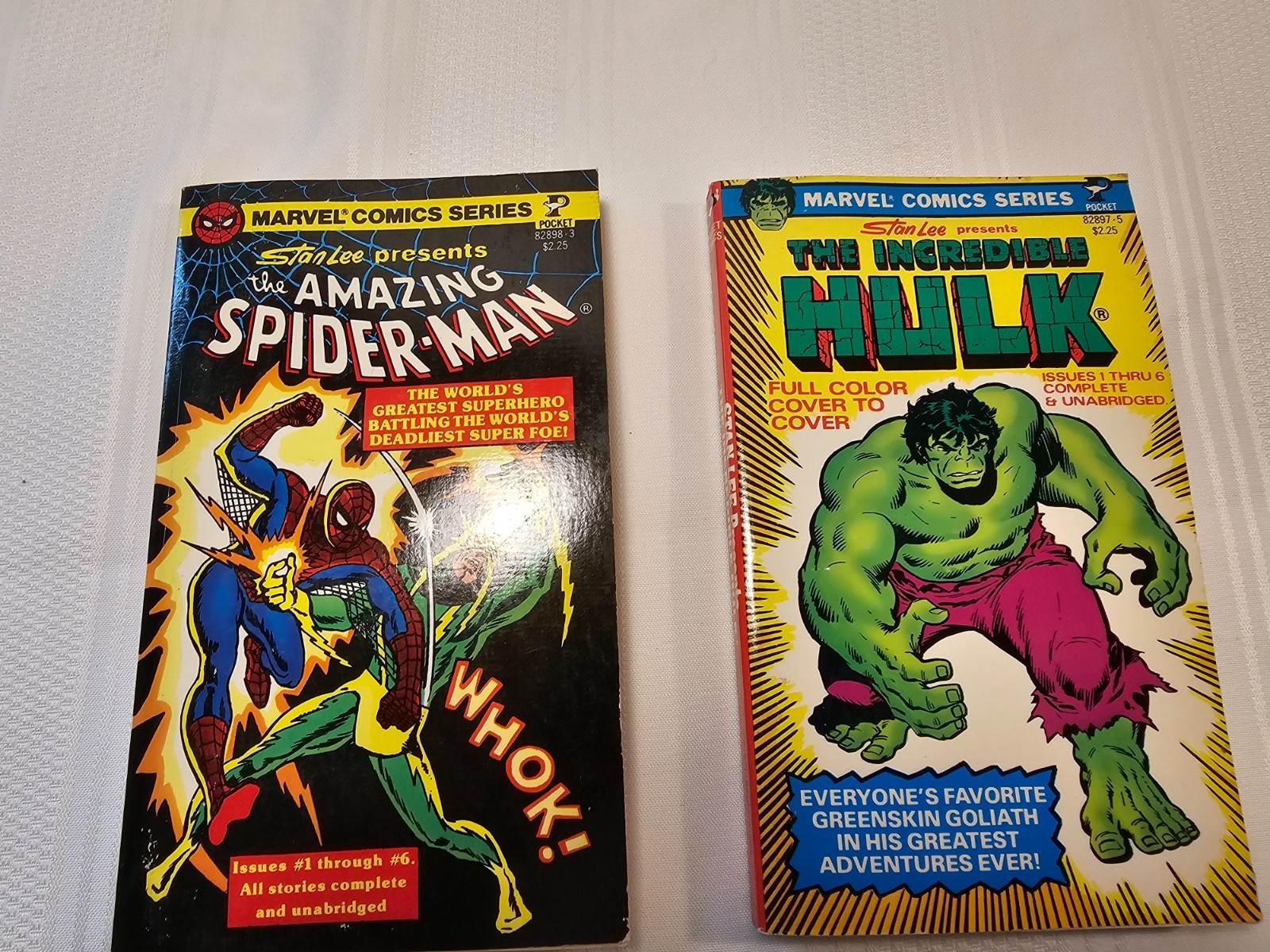 VTG 1978 1977 Marvel Pocket Books Amazing Spider-Man and Incredible Hulk  NM/VF