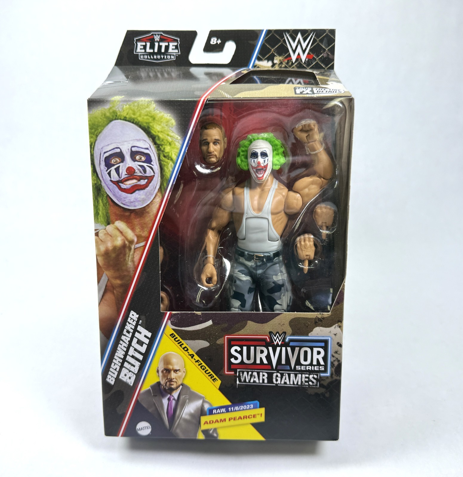 Bushwhackers Butch WWE Mattel Elite Survivor Series Figure New Doink The Clown