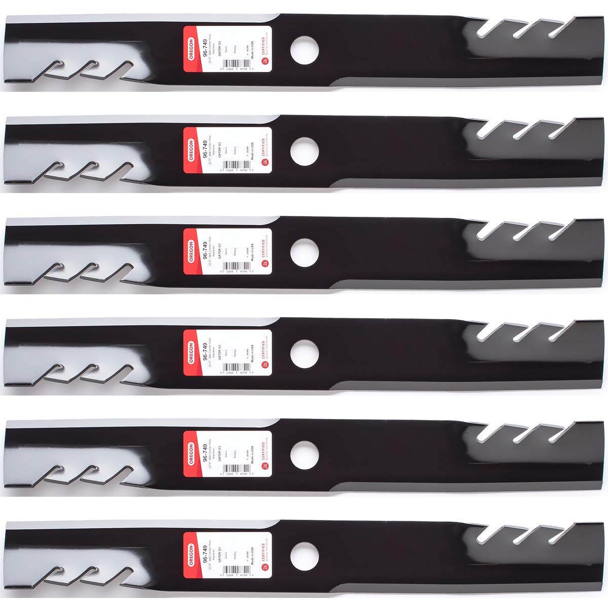 6PK Oregon 96-749 G3 Gator Blades for 60\ 6PK Oregon 96-749 G3 Gator Blades for 60\