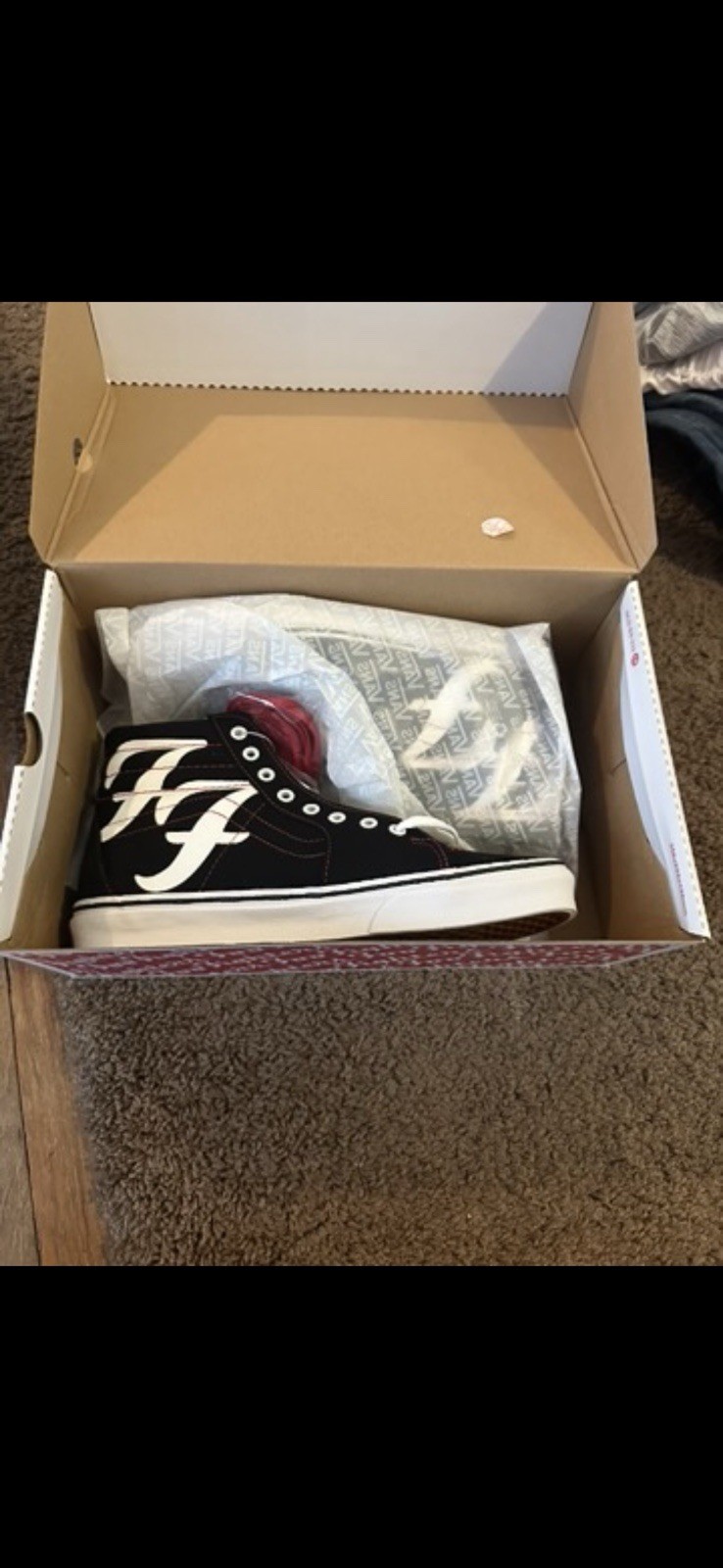 Foo Fighters Vans Sk8 Hi-Tops NEW RARE Size 10 Foo Fighters Vans Sk8 Hi-Tops NEW RARE Size 10