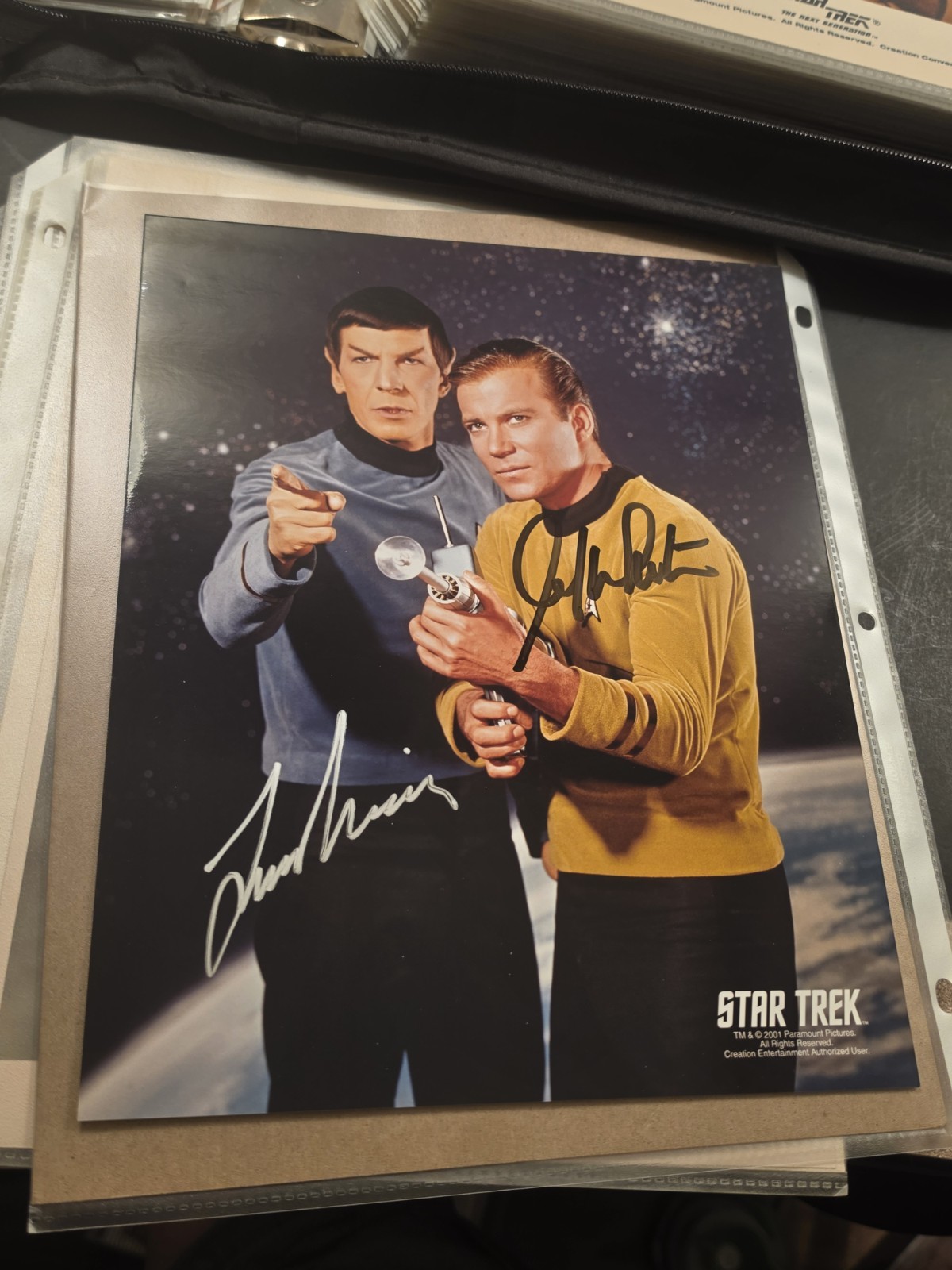 STAR TREK Signed 8x10\