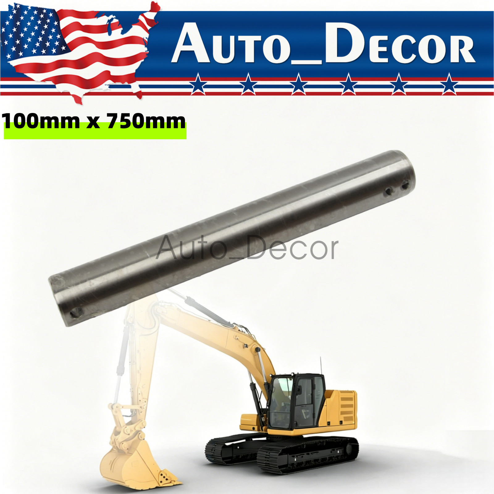 New 100mm x 750 mm Excavator Bucket Pin Fits for CAT 336 345 349 29 1/2