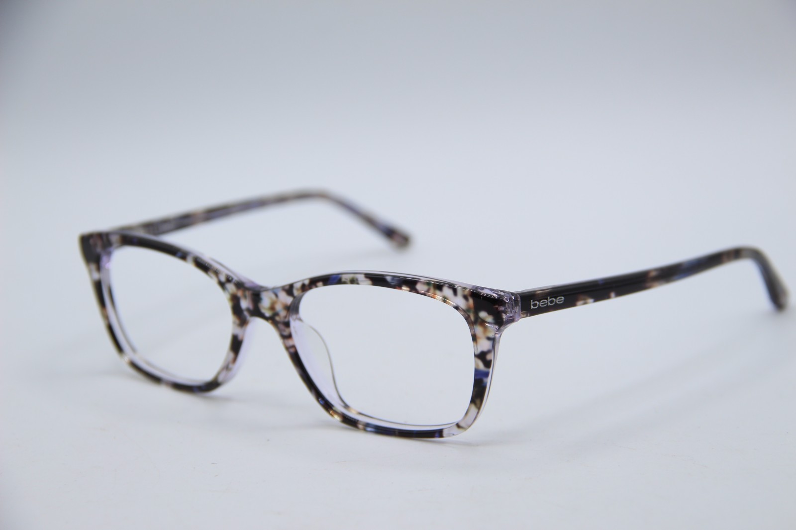 BEBE BB5145 500 PLUM FORAL AUTHENTIC EYEGLASSES 53-17