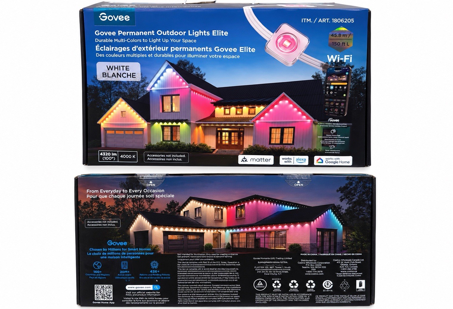 Govee Permanent Outdoor Lights Elite 150 ft - UNUSED Govee Permanent Outdoor Lights Elite 150 ft - UNUSED