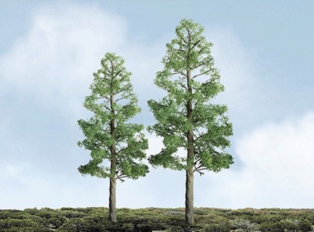 JTT N Pine Trees Professional Series 2in 5.1cm pkg(4) 94291