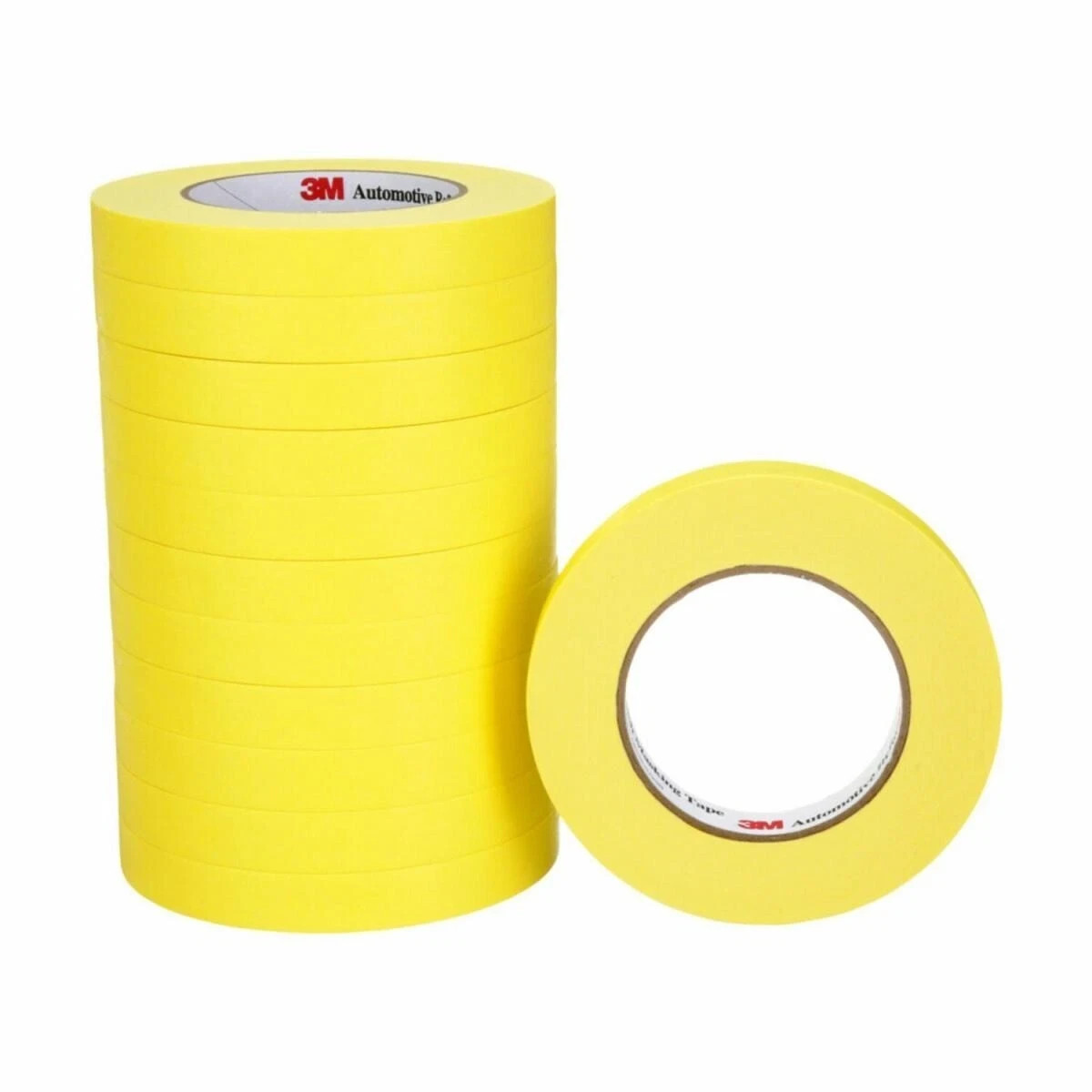 3M 06652 18 mm x 55 m Automotive Refinish Masking Tape, Pack of 12