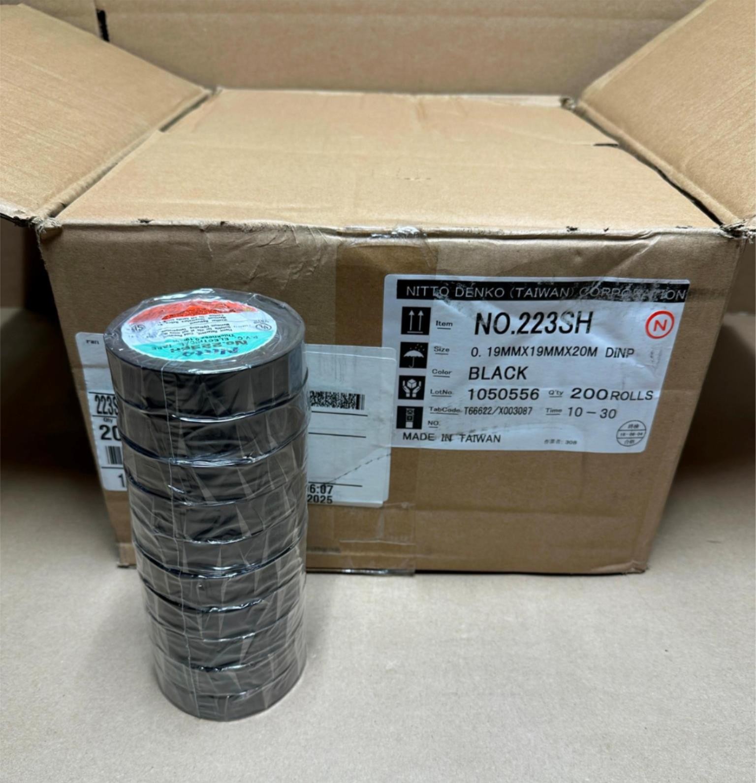 200x Lot Nitto 223SH PVC HV Electrical Tape 19mm 3/4