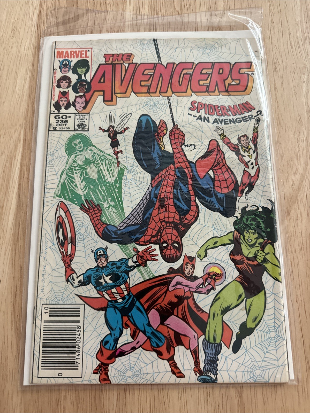 The Avengers #236 (1983) Marvel Comics Bronze Age Spider-Man Joins Avengers NM
