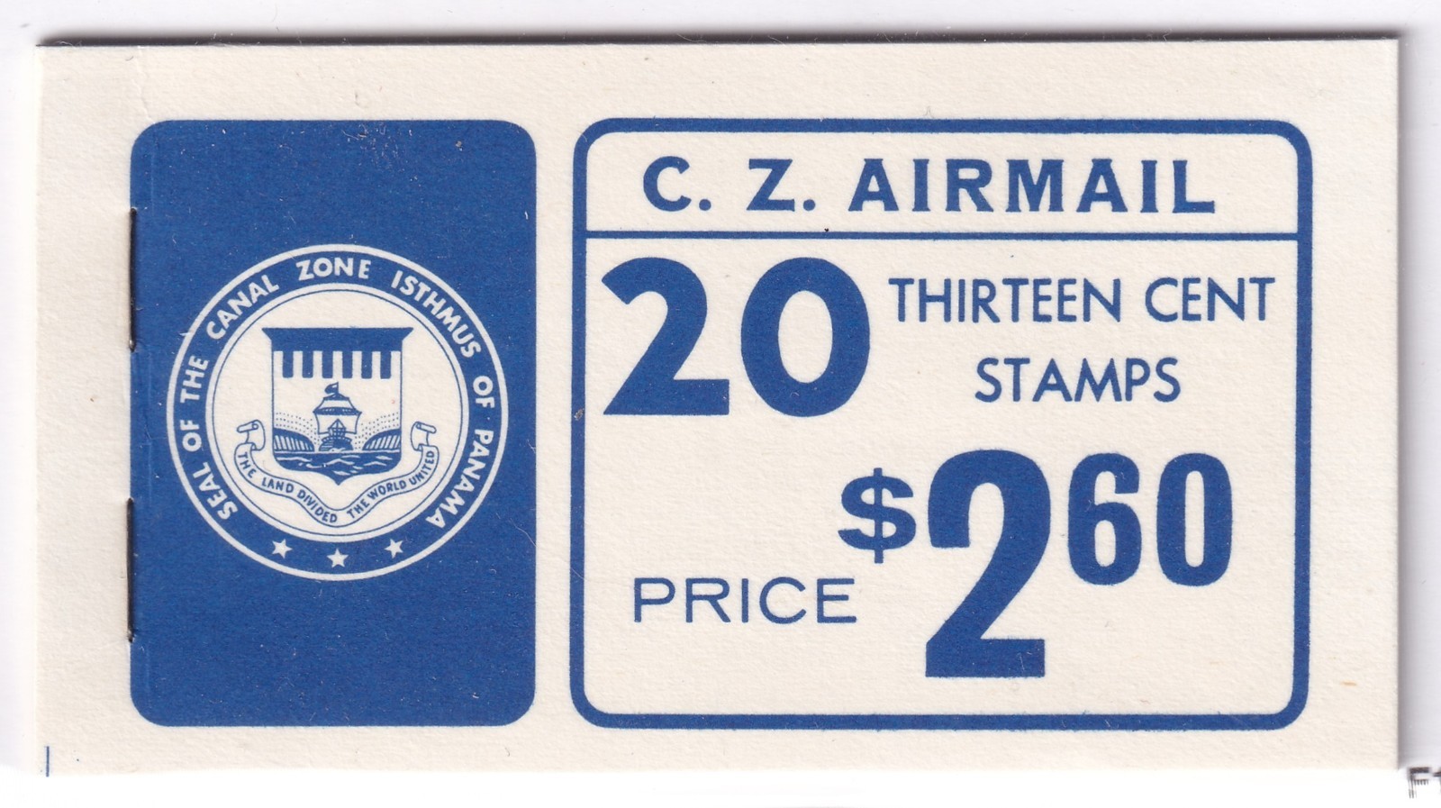 MATT'S STAMPS US SCOTT #C50a CANAL ZONE 13-CENT BOOKLET, COMPLETE, MNH