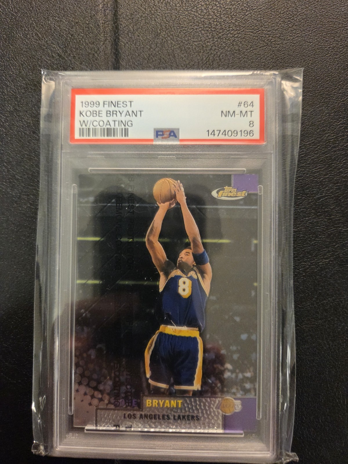 1999-00 Topps Finest - Kobe Bryant #64 PSA 8
