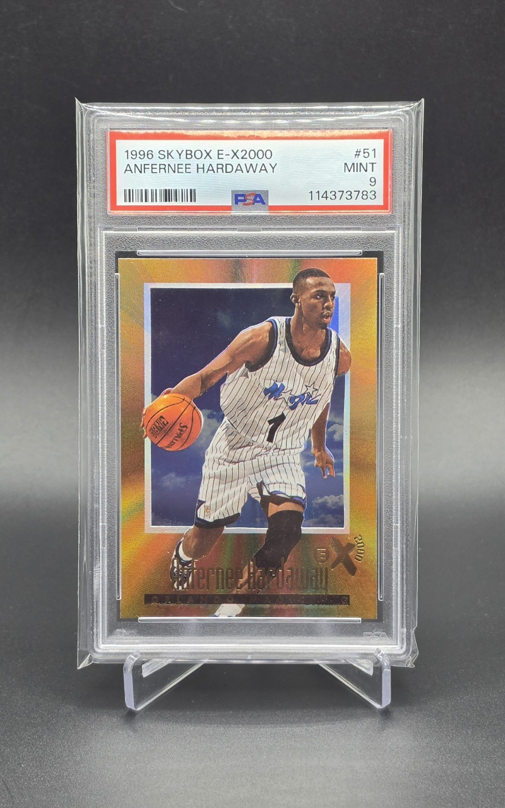 1996-97 Skybox E-X2000 Anfernee Hardaway #51 PSA 9 Mint - TOUGH Card 🔥🏀🔥