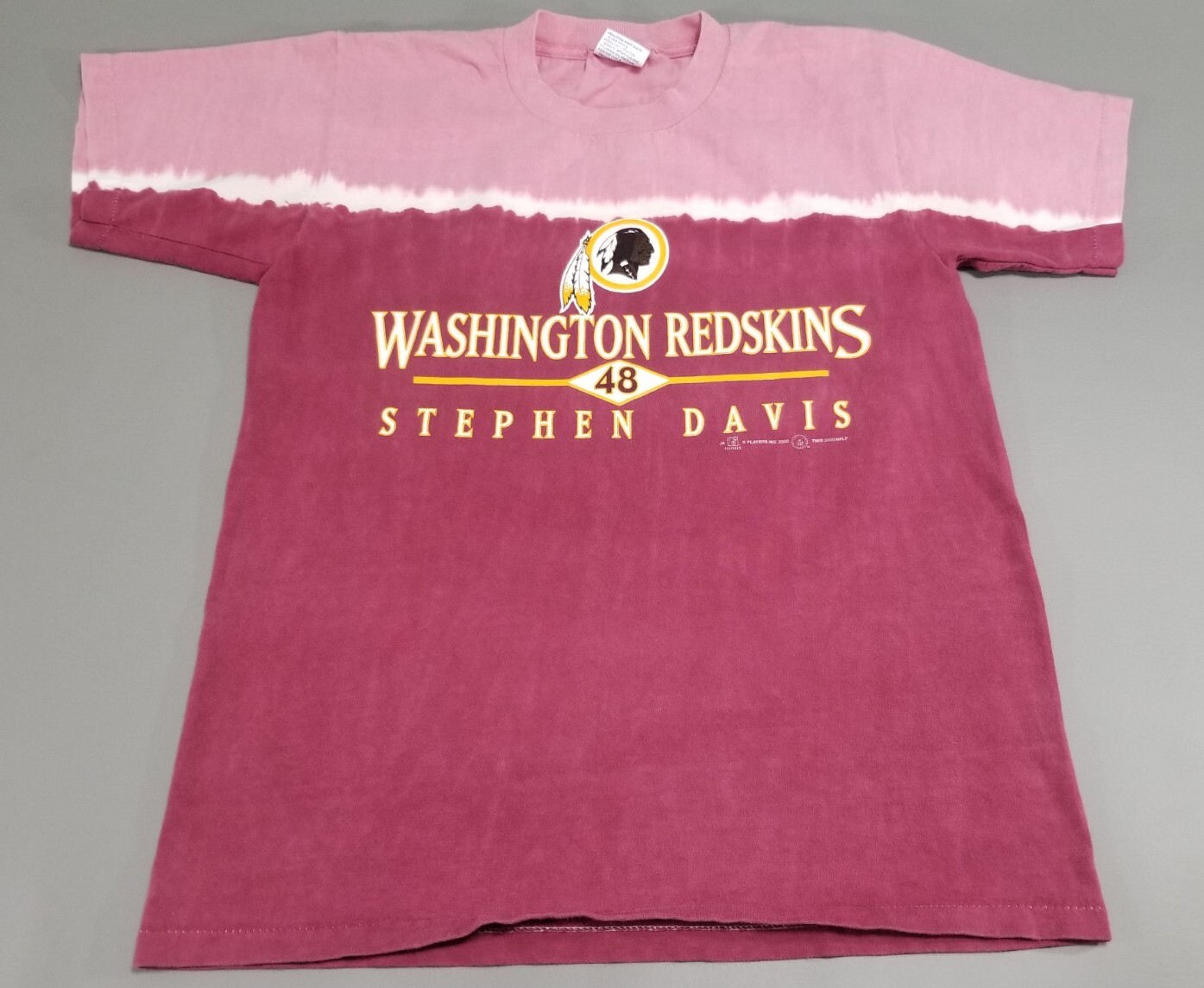 VINTAGE Washington Redskins Shirt Mens Medium Stephen Davis #48 Tye Dye NFL VINTAGE Washington Redskins Shirt Mens Medium Stephen Davis #48 Tye Dye NFL