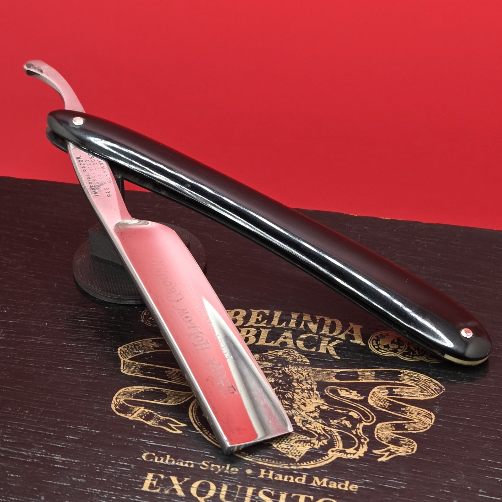 Vintage/Antique 3/4 Imperial Razor. Extra Hollow Ground. Restored. Original.