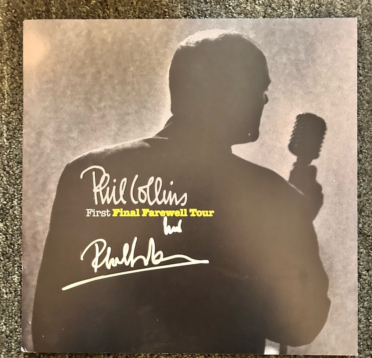 Phil Collins Handsigned Autographed First Final Farewell Tour Program Genesis