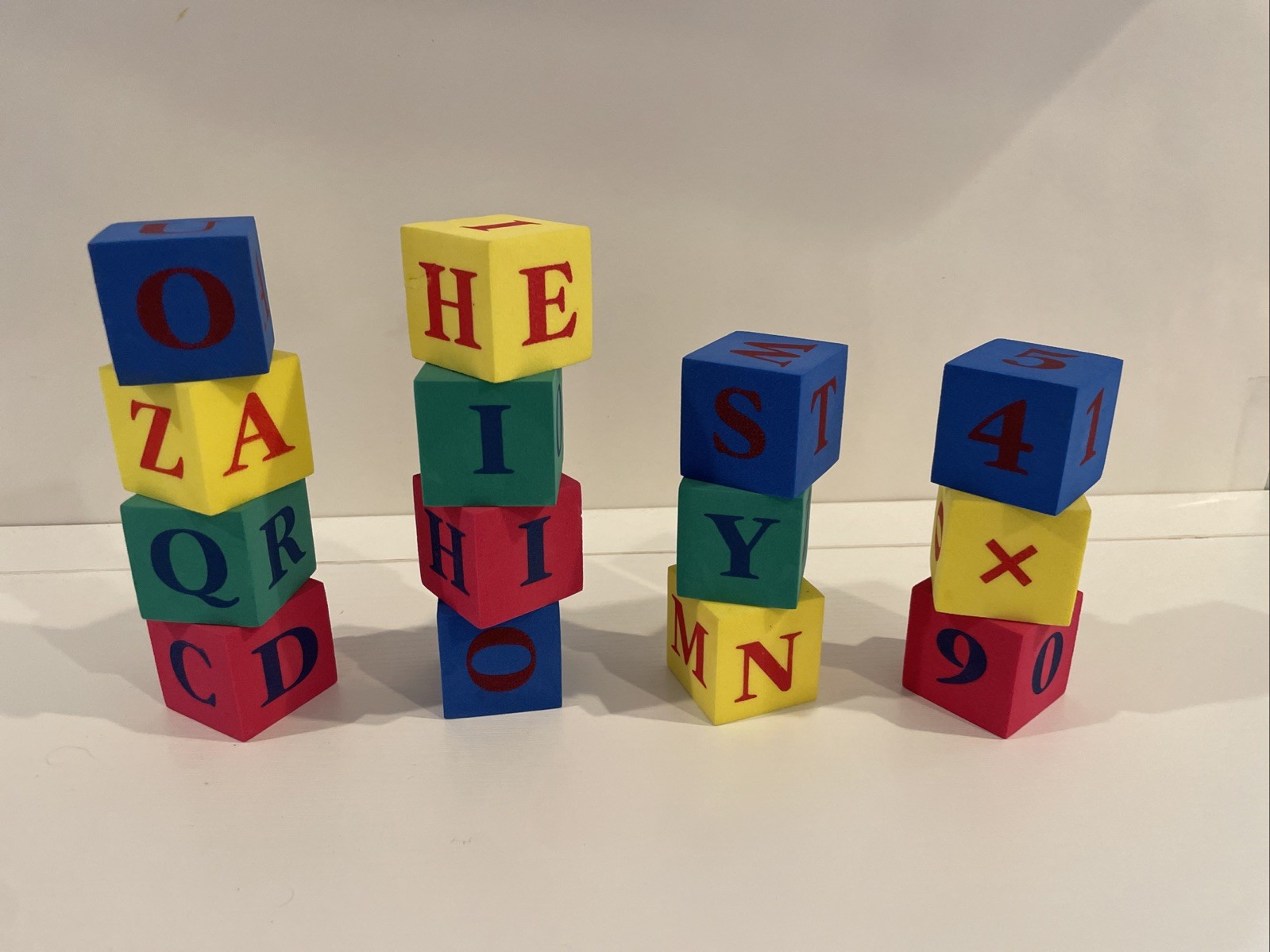 Extremely Rare VHTF 14 Foam Alphabet And Number Blocks Baby Einstein Extremely Rare VHTF 14 Foam Alphabet And Number Blocks Baby Einstein