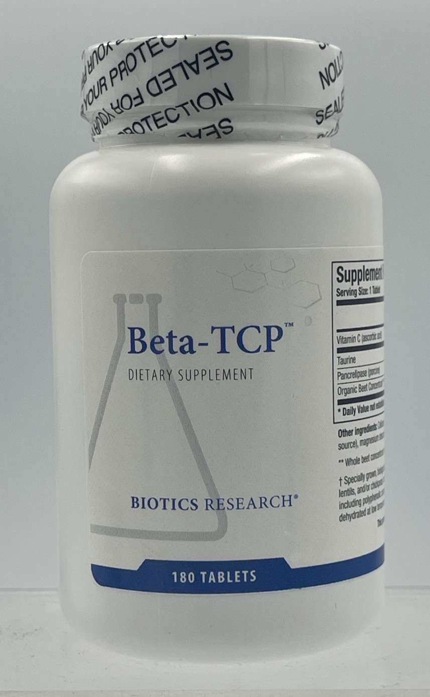 Biotics Research Beta TCP 180 Tabs Premium Supplement EXP 04/2027