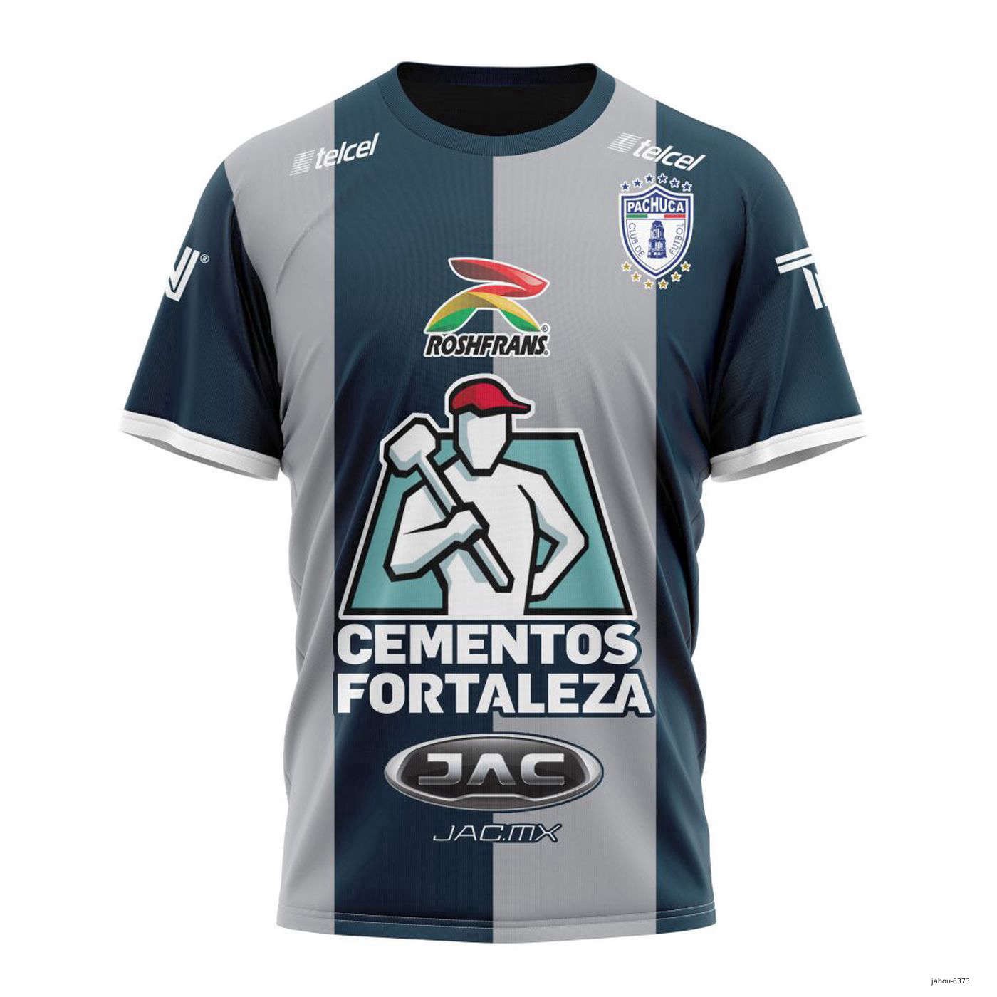 Personalized LIGA MX C.F. Pachuca Shirt 3D Home Kits 2022/2023