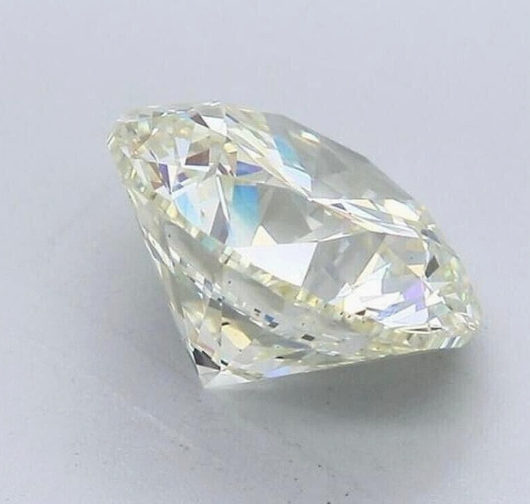 Certified 1.85 Carat Natural Round Brilliant Diamond H SI2 Very Good Cut