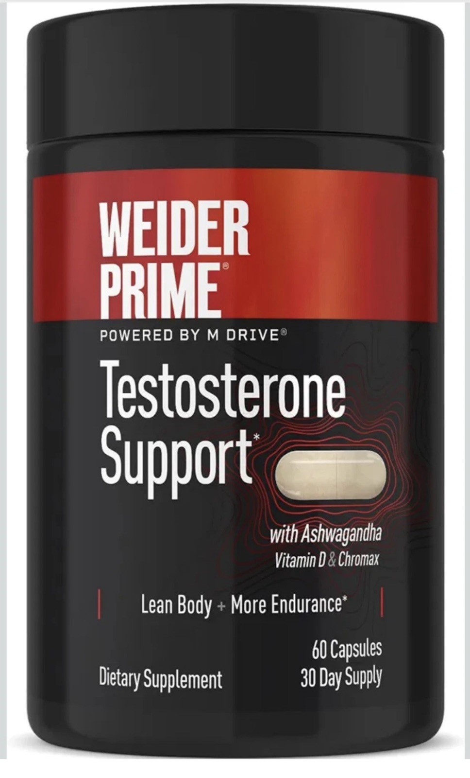 Weider Prime Testosteron Support with Ashwagandha/Vit D 60 Caps EXP 2028 Weider Prime Testosteron Support with Ashwagandha/Vit D 60 Caps EXP 2028