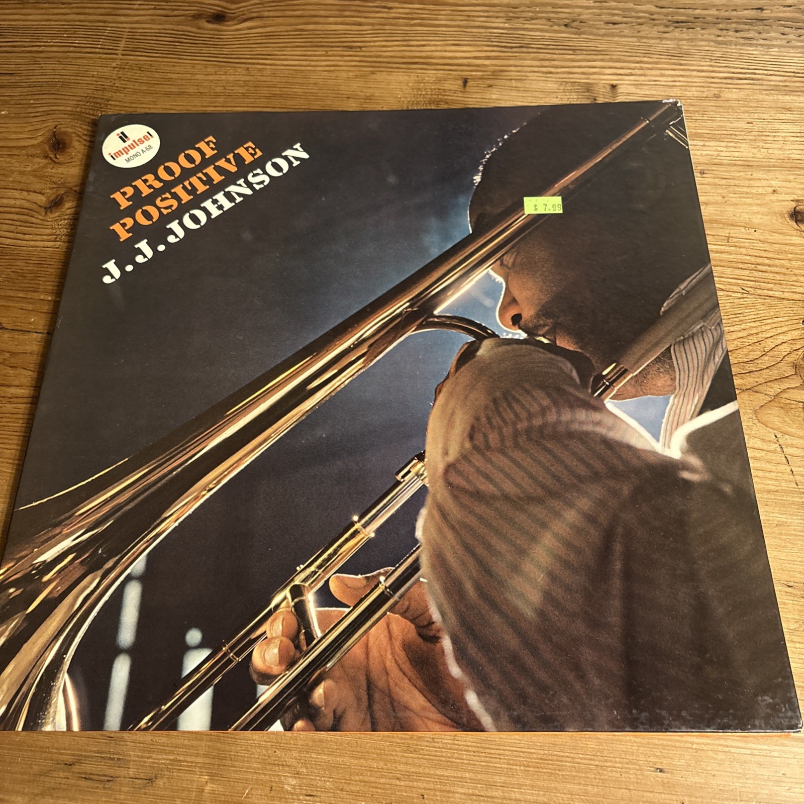 J.J. Johnson Proof Positive Lp Record Vinyl Jazz Vintage Rare VG J.J. Johnson Proof Positive Lp Record Vinyl Jazz Vintage Rare VG