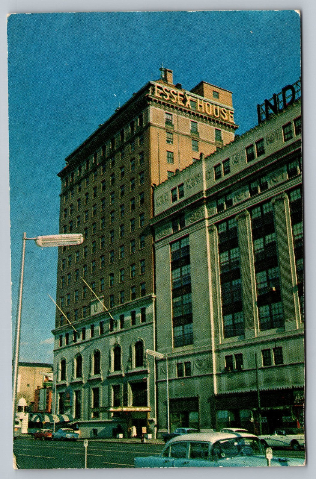 Essex House & Broad Street Newark New Jersey NJ Vintage Postcard Essex House & Broad Street Newark New Jersey NJ Vintage Postcard