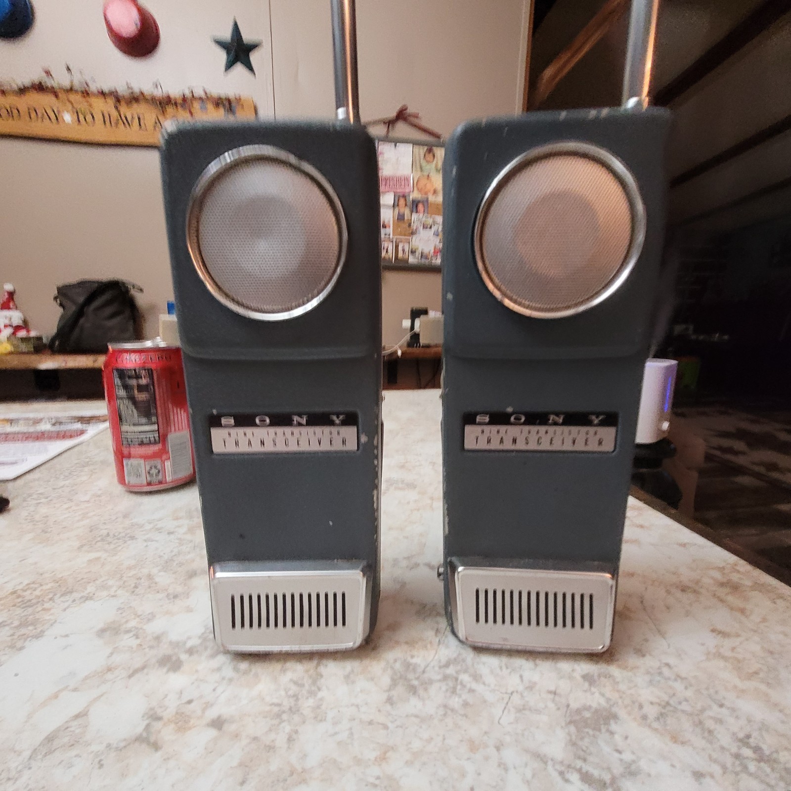 PAIR OF 1962 WORKING VINTAGE Sony CB-901 Transceivers.