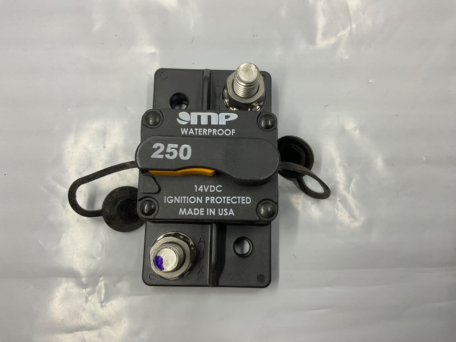 Mechanical Products 250 Amp Surface Mount Circuit Breaker Auto Reset DC - USA Mechanical Products 250 Amp Surface Mount Circuit Breaker Auto Reset DC - USA