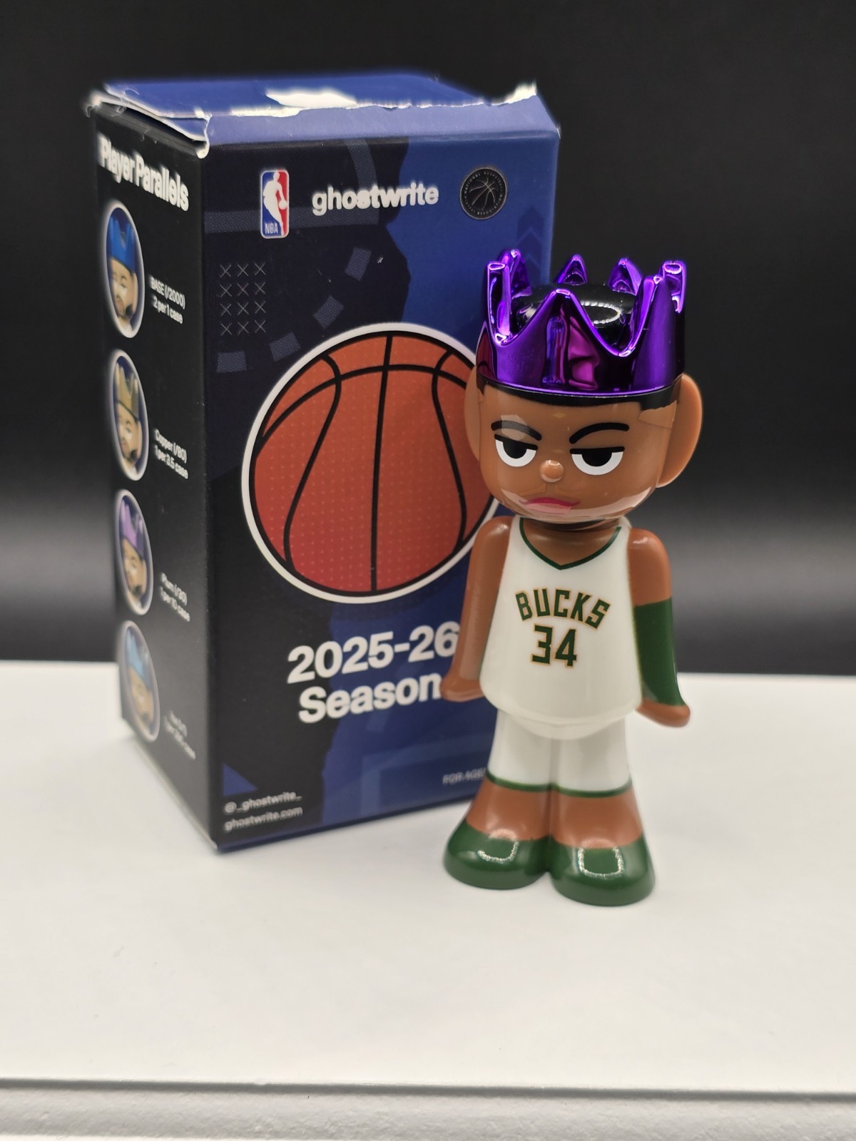 Ghostwrite NBA GIANNIS - PLUM Crown /30 Limited Edition 2025-2026 Rare 🏀🔥100% Ghostwrite NBA GIANNIS - PLUM Crown /30 Limited Edition 2025-2026 Rare 🏀🔥100%