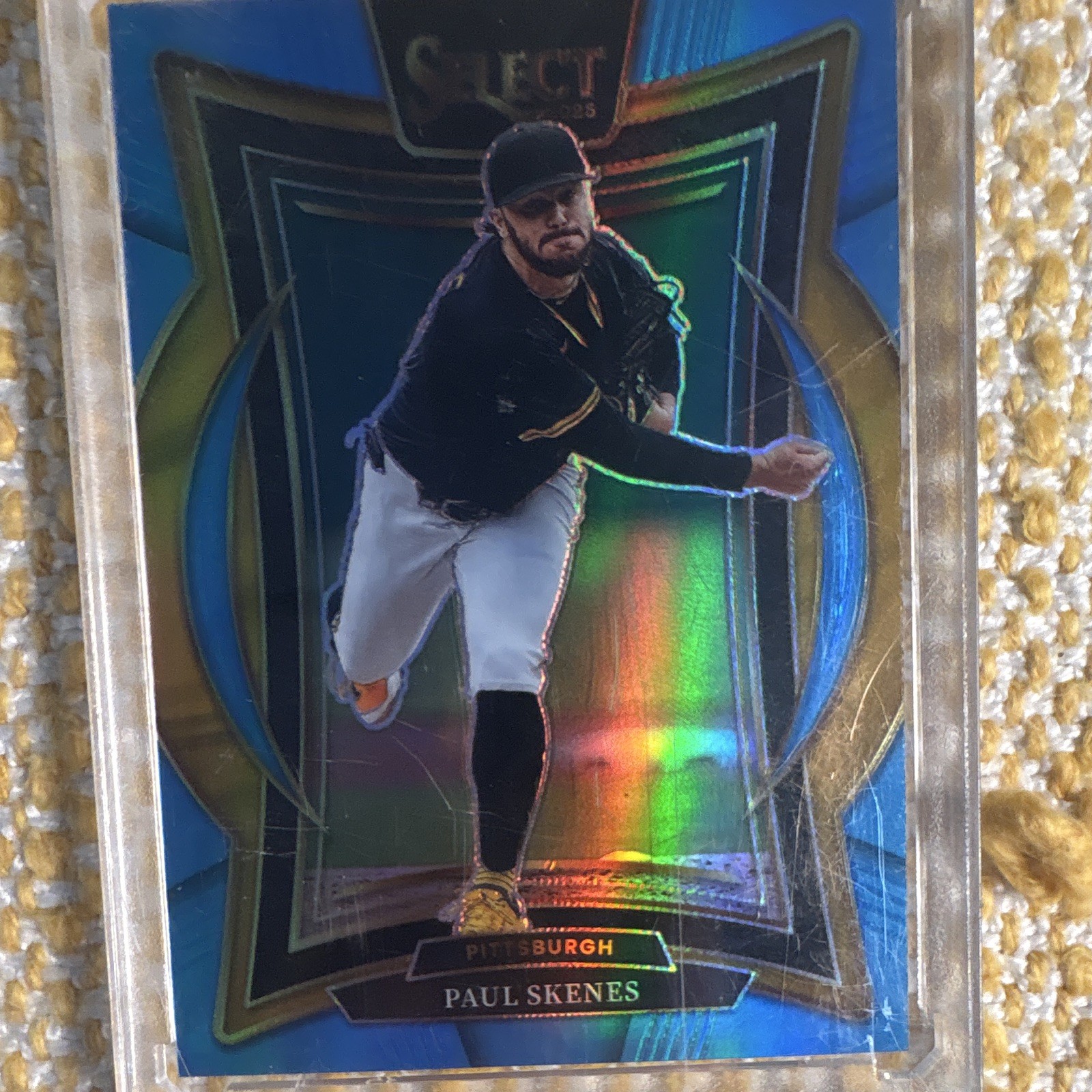 Panini 2025 Select Paul Skenes Concourse #28 Light Blue Prizm /199
