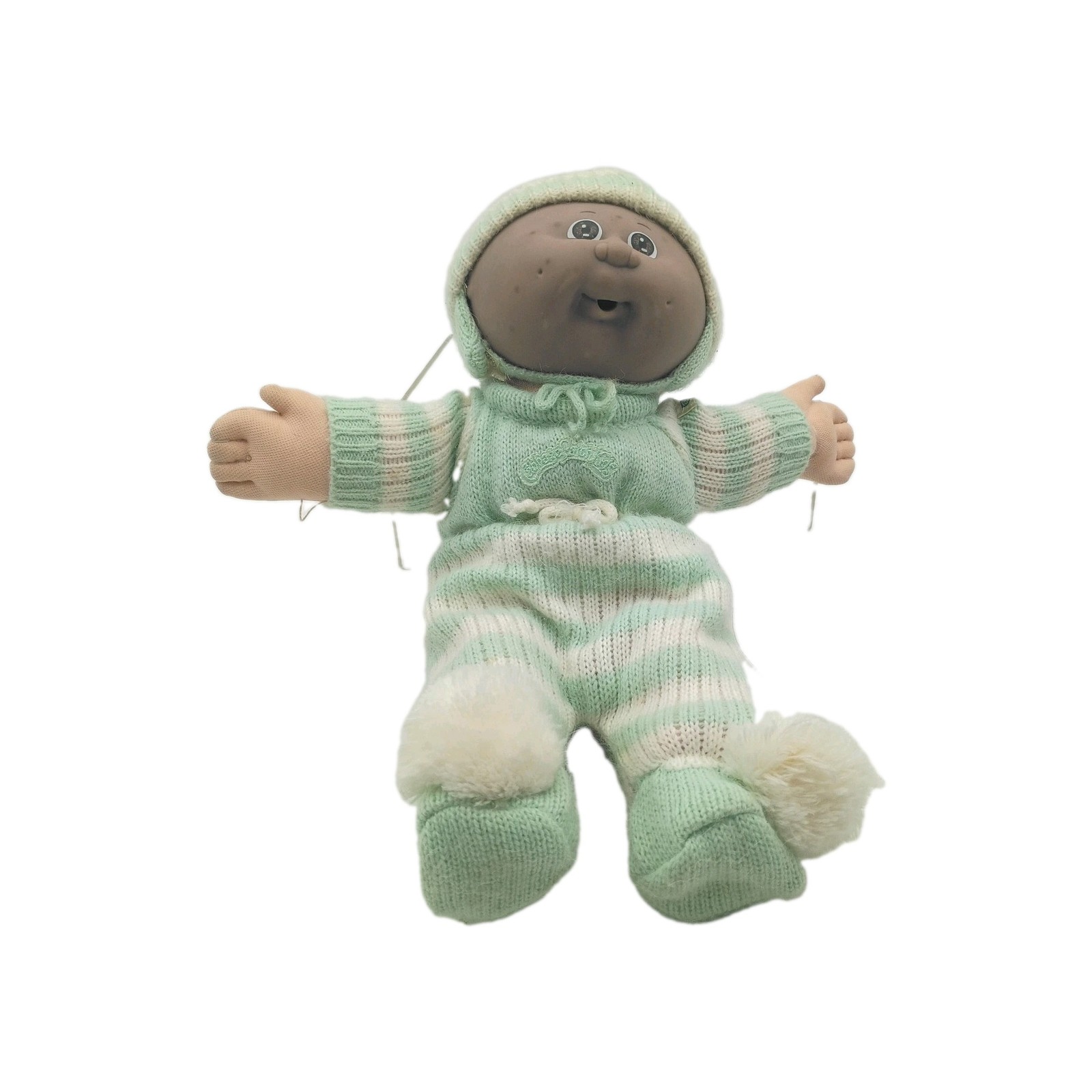 Rare 1982 Cabbage Patch Doll Upside Down Reverse Double Signature Bald DH 122 OK Rare 1982 Cabbage Patch Doll Upside Down Reverse Double Signature Bald DH 122 OK