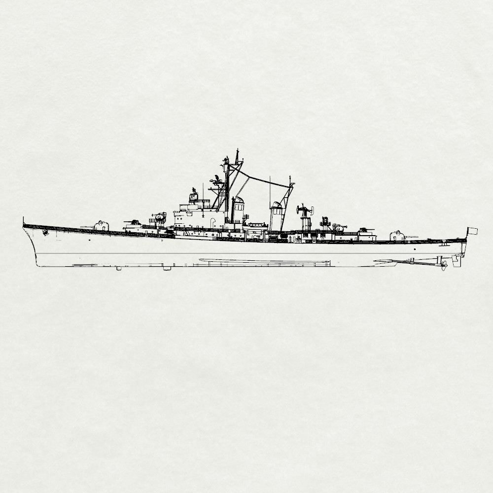 MRY-SFW SSC245 1/700 Mitscher-class Mitscher Destroyer Leader DL-2 1954 Military