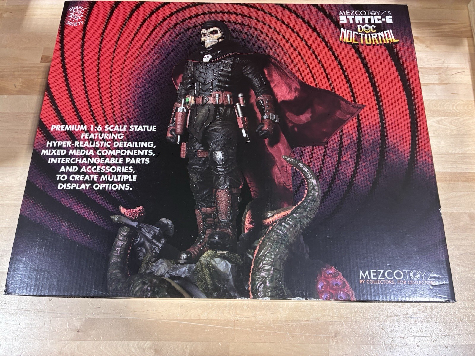 Mezco Toyz\'s Static-6 Rumble Society - Doc Nocturnal 1/6 Scale Statue Mezco Toyz\'s Static-6 Rumble Society - Doc Nocturnal 1/6 Scale Statue