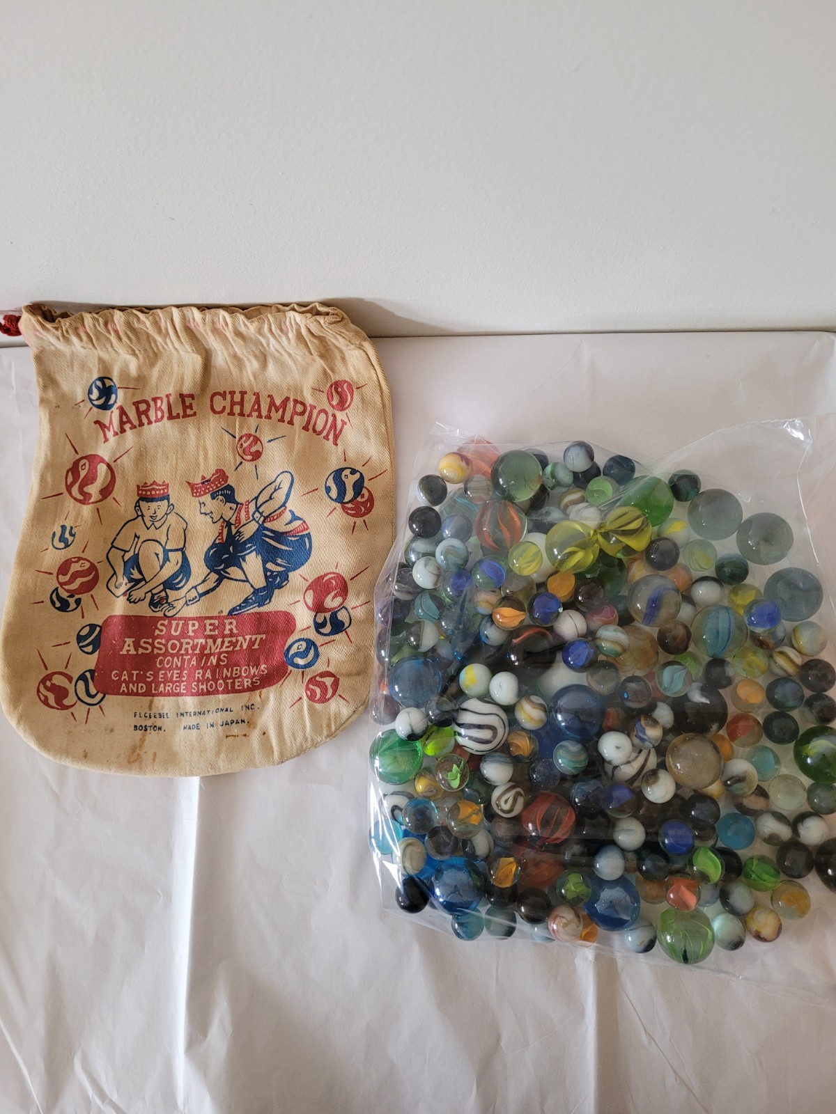 MARBLE KING MARBLE TOURNAMENT BAG WITH MARBLES