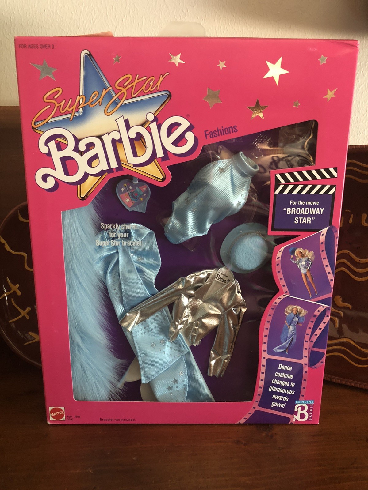 1988 Super Star Barbie Fashions Broadway Star #3300, Vintage Outfit Clothing