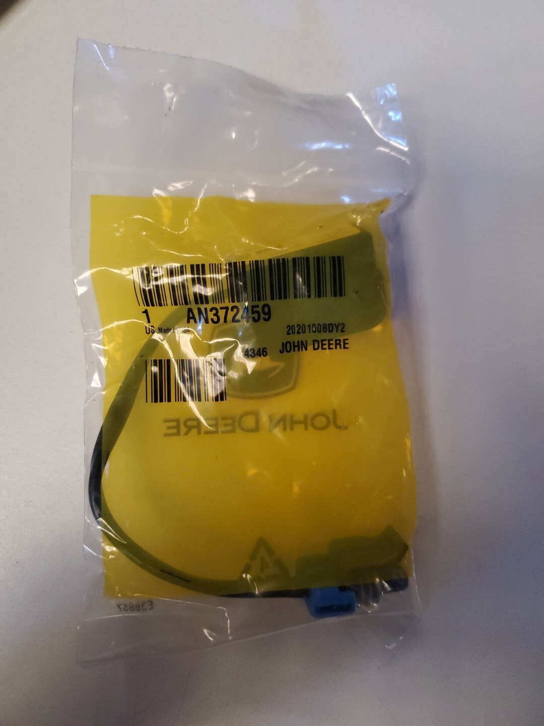 AN372459 Genuine John Deere Proximity Sensor, new in bag.
