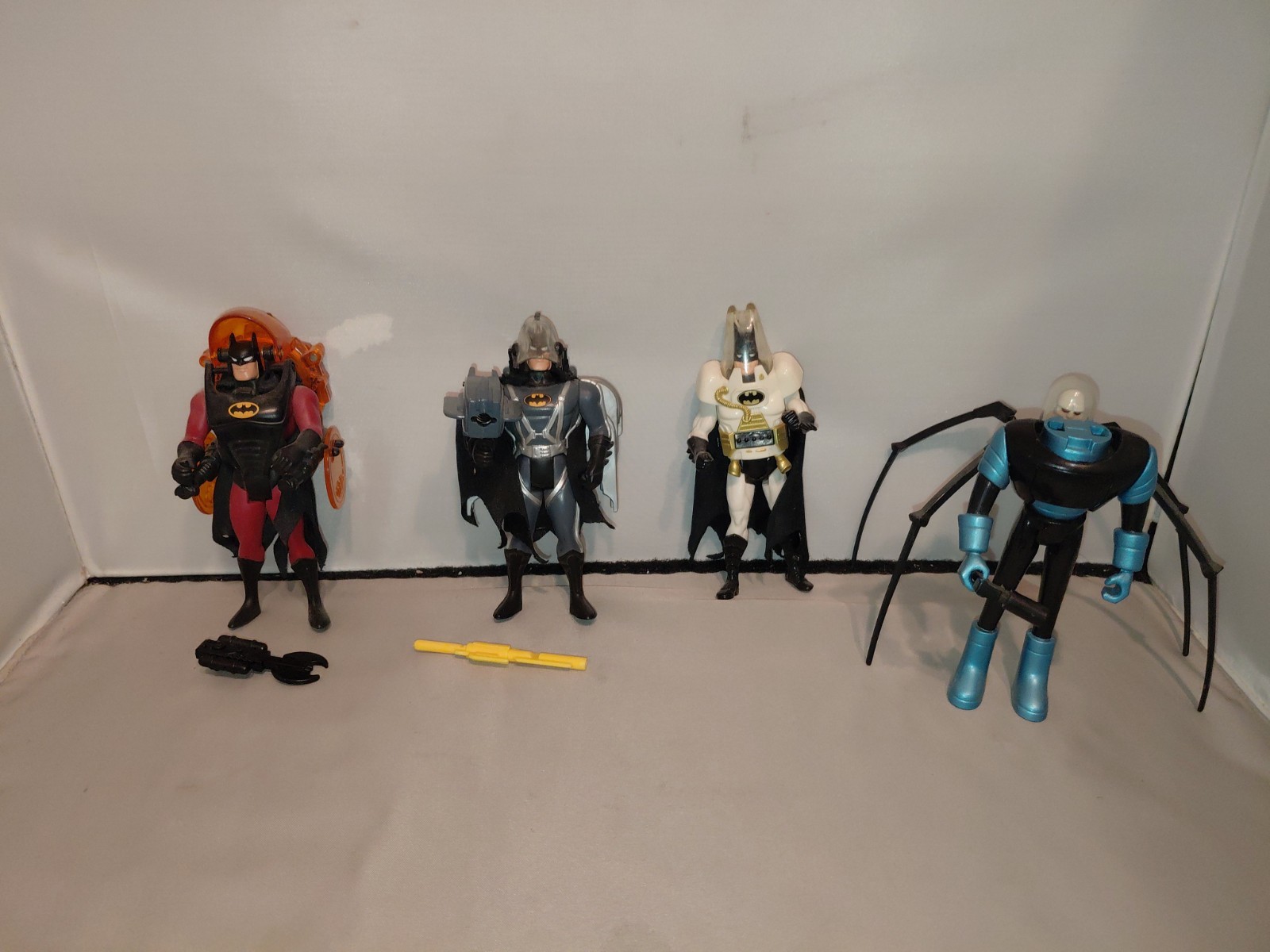 Vintage Batman DC Kenner Action Figures 90s Lot Complete Clean Mint 