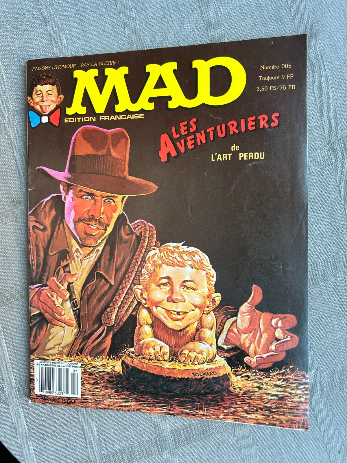 Mad No. 5 The Adventurers of the Lost Art February 1982 in Very Good Condition