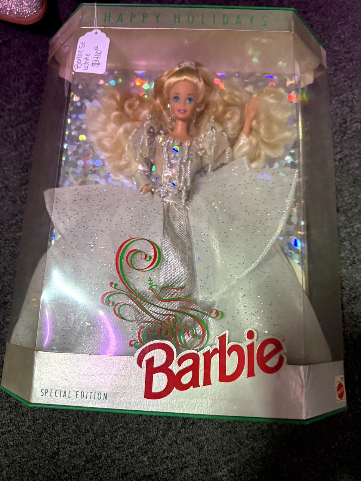 Mattel Barbie Happy Holidays Special Edition Doll 12in Blonde Blue Eyes Mattel Barbie Happy Holidays Special Edition Doll 12in Blonde Blue Eyes