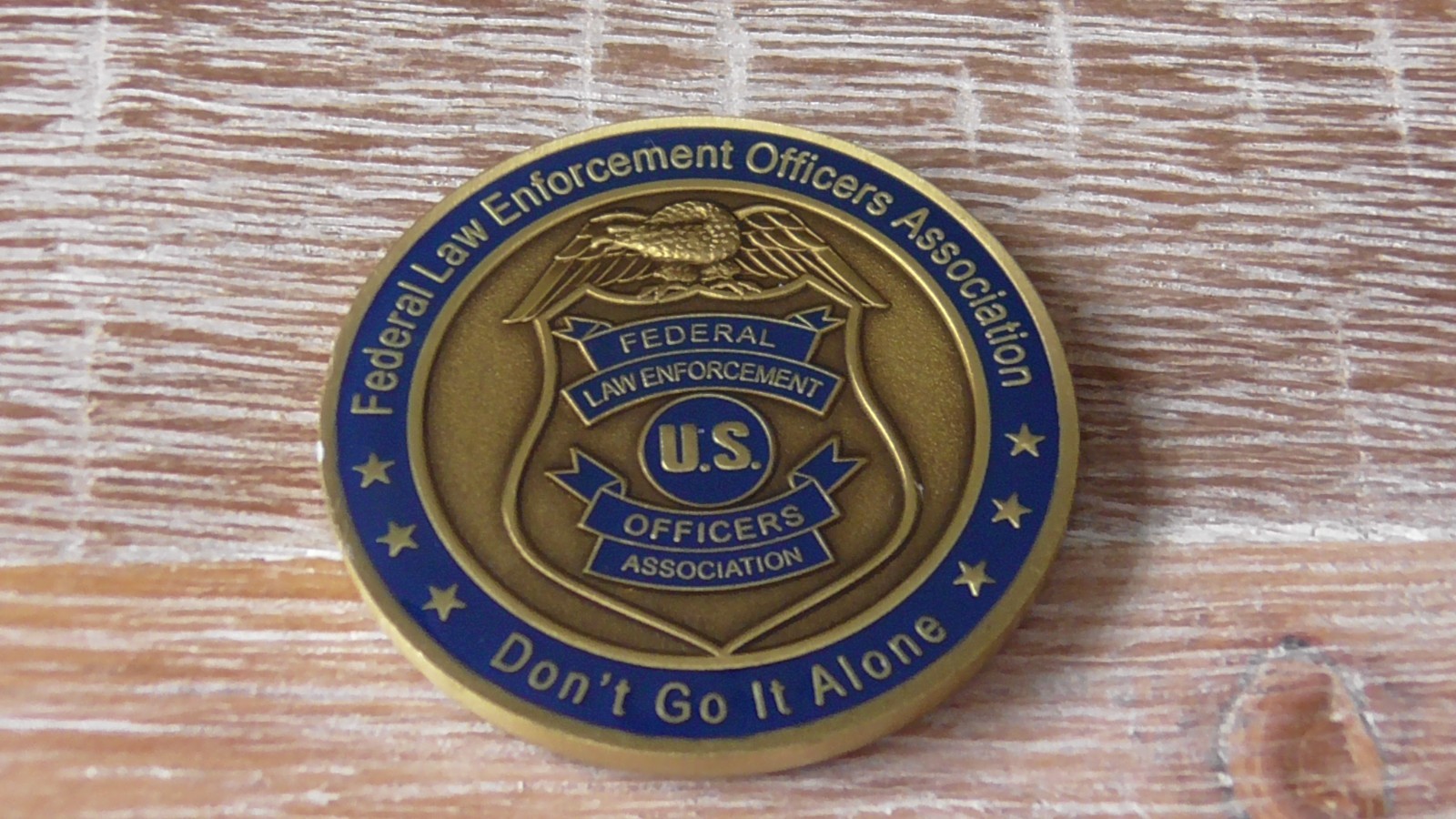 Federal Law Enforcement Officers Association FLEOA 2014 Challenge Coin #G318