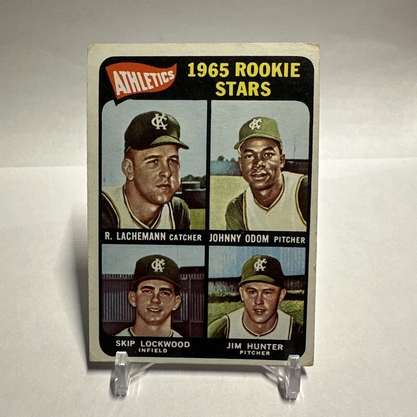 Rookie Star/ Lachemann RC/Odom RC/Hunter RC/Skip Lockwood RC SP 1965 Topps #526 