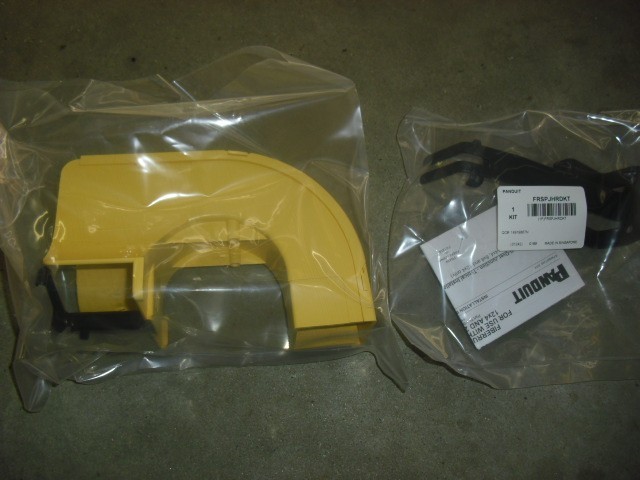 Panduit FRSPJ2X2YL Spill Over Junction Fitting with 2x2 Exit optical FiberRunner