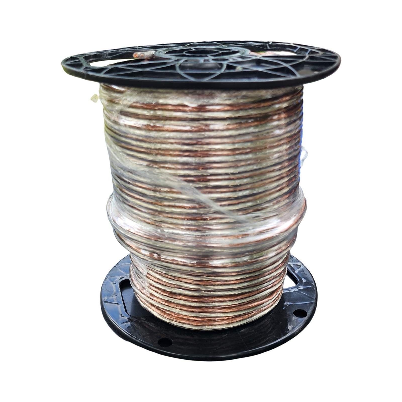 Southwire 14 AWG 2 Conductor Clear Speaker Audio Wire Cable Spool 200+ FT