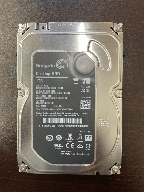 Seagate 1TB 3.5\
