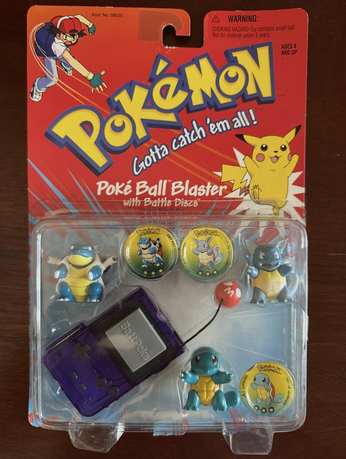 1999 Hasbro Pokemon Poke Ball Blaster Squirtle Wartortle Blastoise all 3 coins 1999 Hasbro Pokemon Poke Ball Blaster Squirtle Wartortle Blastoise all 3 coins